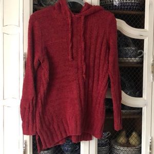 Simply Vera Wang NEW chenille Soft hoody sweater